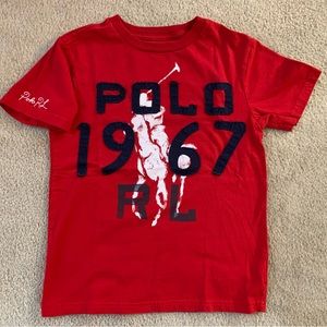 Polo Ralph Lauren Boys Shirt Size S (8) Youth Short  Sleeve T-shirt
